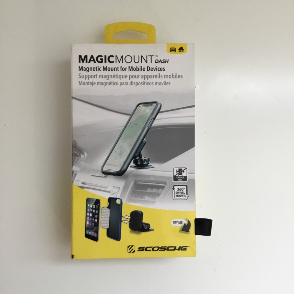 Scosche MagicMount Dash Magnetic Car Phone Mount - Black